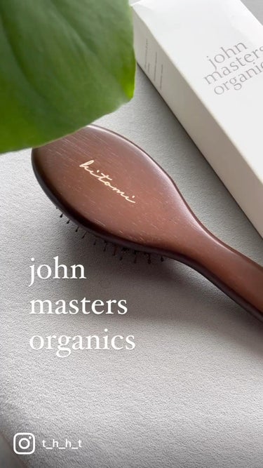 コンボパドルブラシ/john masters organics/ヘアブラシの人気ショート動画