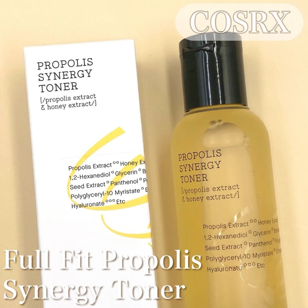 フルフィットプロポリスシナジートナー/COSRX/化粧水を使ったクチコミ（1枚目）