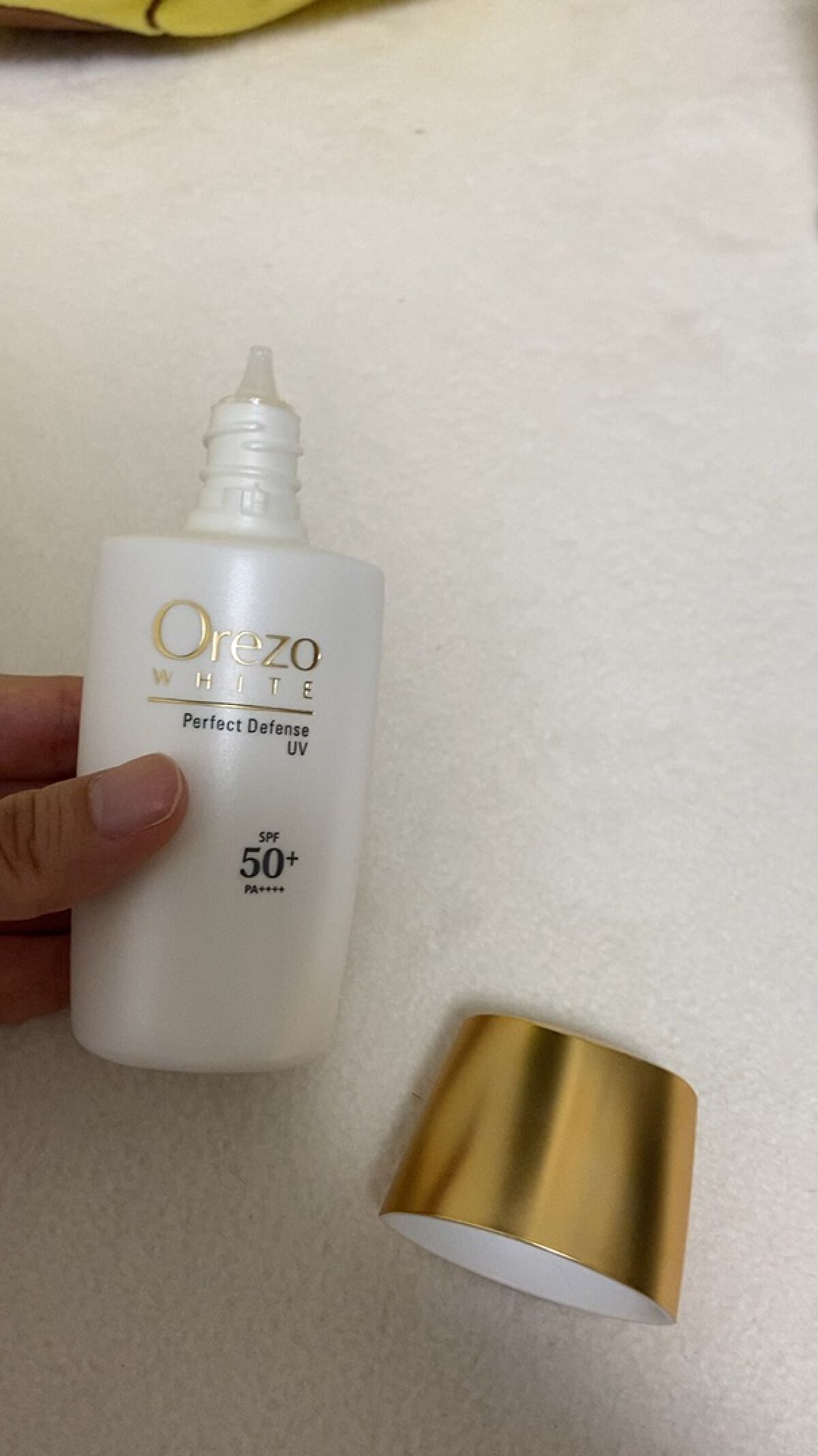 オレゾホワイト パーフェクトディフェンスUV/オレゾ/日焼け止めミルクを使ったクチコミ（1枚目）