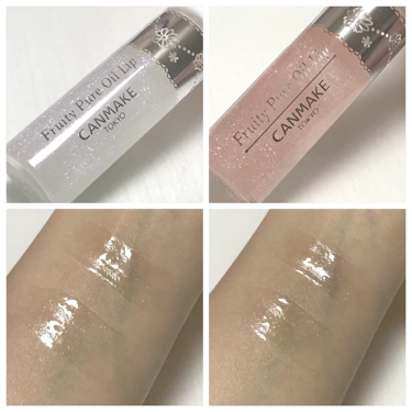 フルーティーピュアオイルリップ/キャンメイク/リップグロスを使ったクチコミ（3枚目）