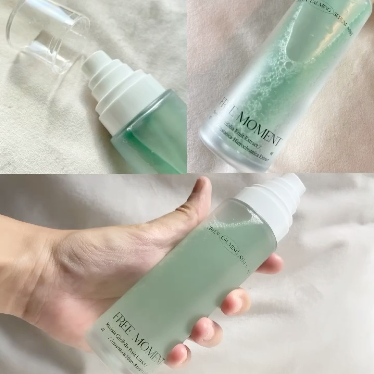 グリーンカーミングセラムミスト/Free Moment /ミスト状化粧水を使ったクチコミ（2枚目）