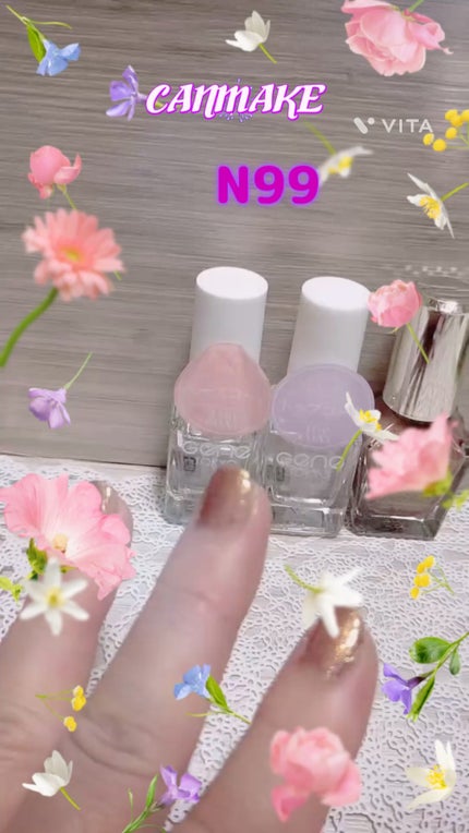 カラフルネイルズ/キャンメイク/マニキュアの人気ショート動画