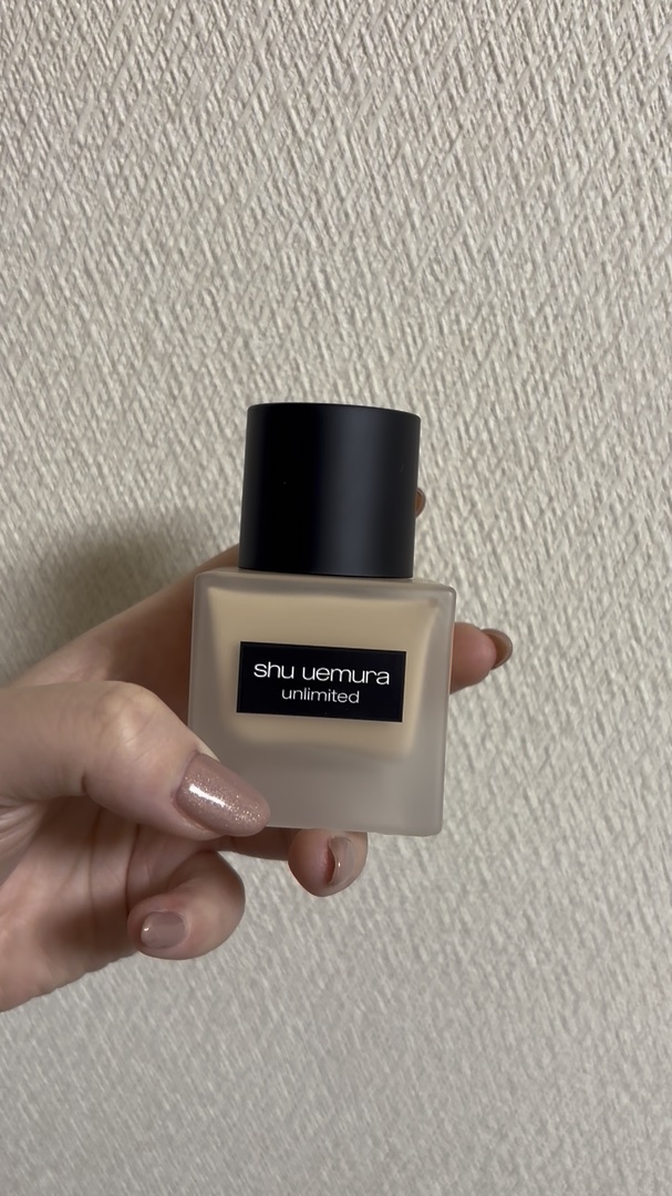 アンリミテッド ラスティング フルイド/shu uemura/リキッドファンデーションの動画クチコミ1つ目