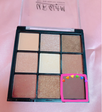 UR GLAM　BLOOMING EYE COLOR PALETTE/U R GLAM/アイシャドウパレットを使ったクチコミ（3枚目）