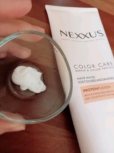 ネクサス リペア＆カラープロテクト ヘアマスク/NEXXUS(ネクサス)/洗い流すヘアトリートメントを使ったクチコミ（1枚目）