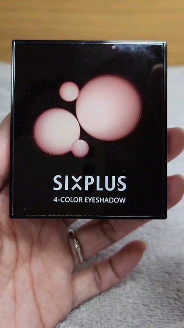 SIXPLUS 4色アイシャドウ #04ギャラクシーローズ/SIXPLUS/アイシャドウパレットを使ったクチコミ（1枚目）