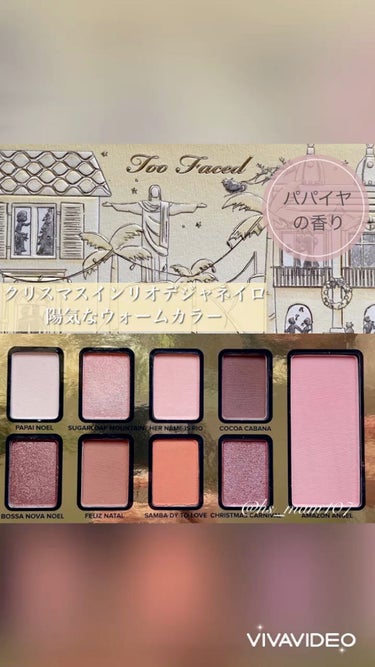 クリスマス アラウンド ザ ワールド メイクアップコレクション/Too Faced/メイクアップキットを使ったクチコミ（1枚目）