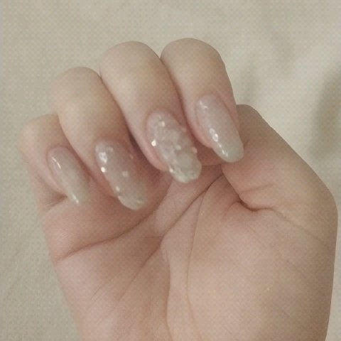 5ミクロンマグネット ガラス ver./ネイル工房/ジェルネイルを使ったクチコミ（2枚目）