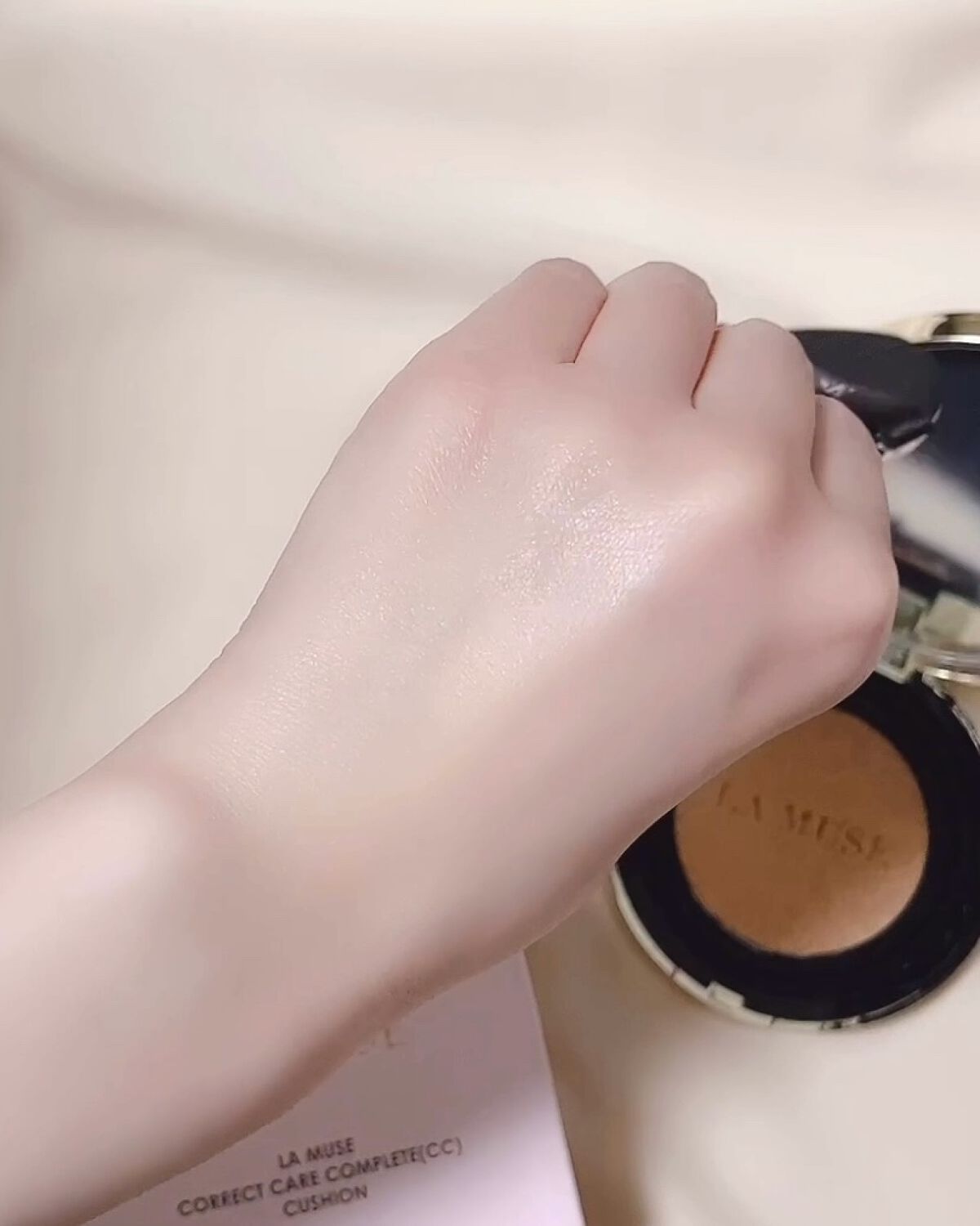 CORRECT CARE COMPLETE CC CUSHION/ラミューズ/クッションファンデーションを使ったクチコミ（1枚目）