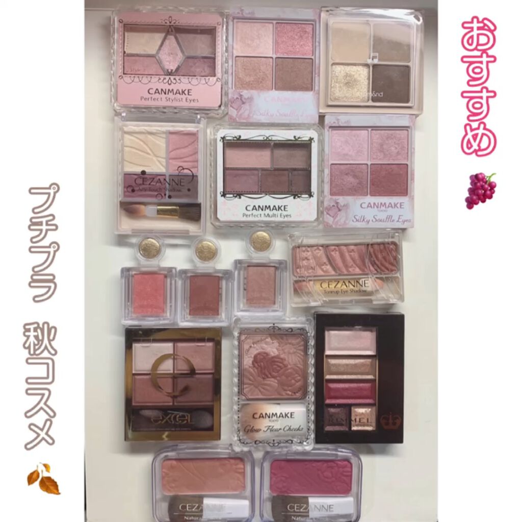 【旧品】パーフェクトスタイリストアイズ/キャンメイク/アイシャドウパレットの動画クチコミ1つ目