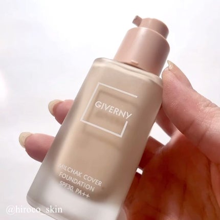 密着カバーファンデーション/GIVERNY/リキッドファンデーションを使ったクチコミ(3枚目)
