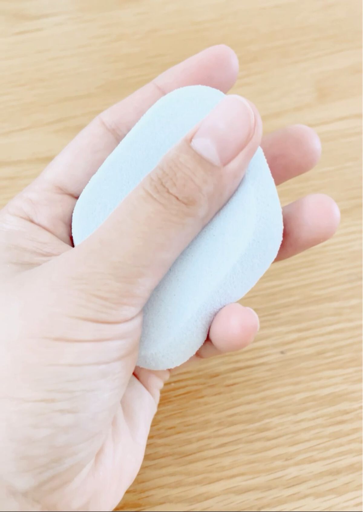 シフォンタッチスポンジN ダイヤ型 3P BL　/ロージーローザ/パフ・スポンジを使ったクチコミ（2枚目）