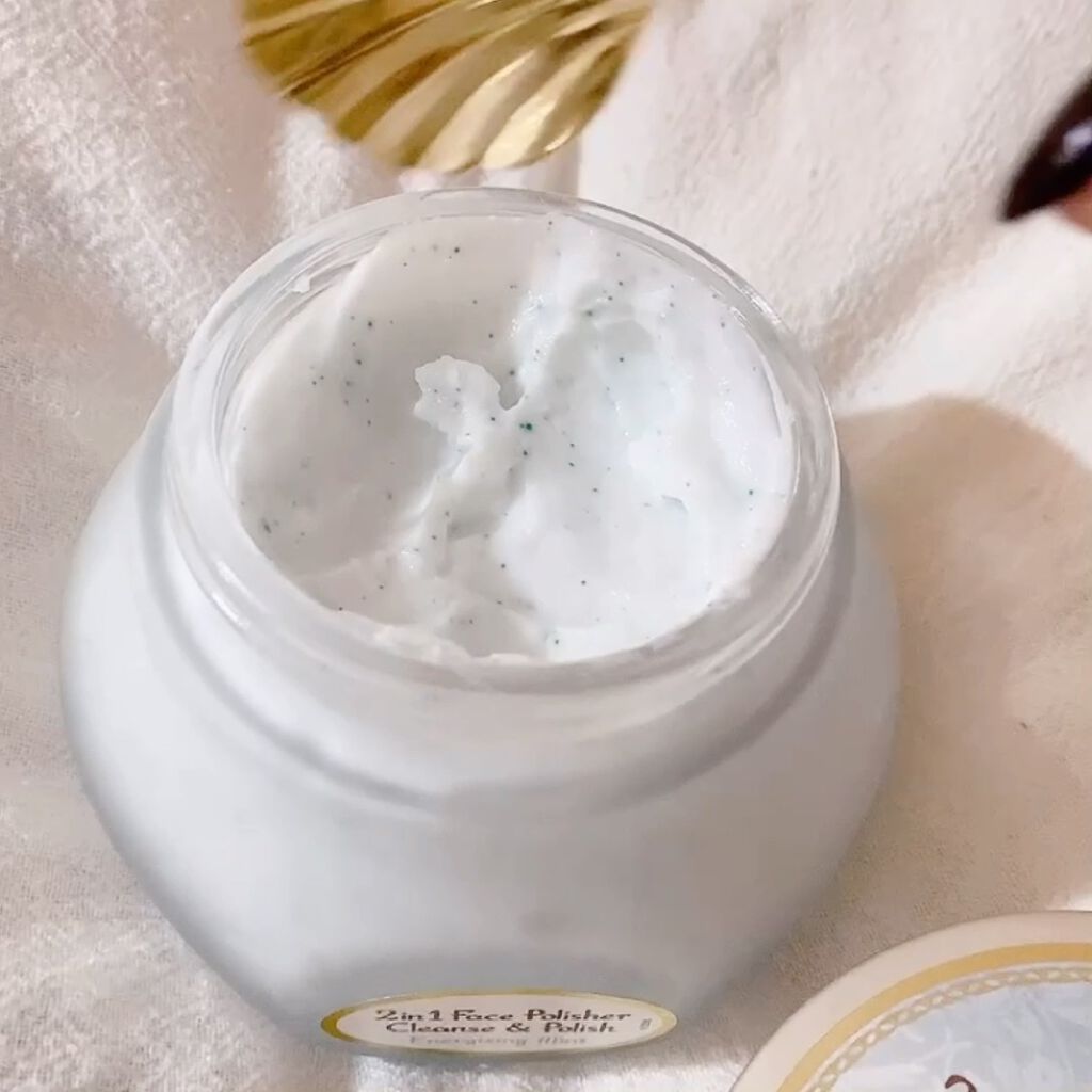 フェイスポリッシャー リフレッシング（ミント）/SABON/スクラブ・ゴマージュを使ったクチコミ（2枚目）