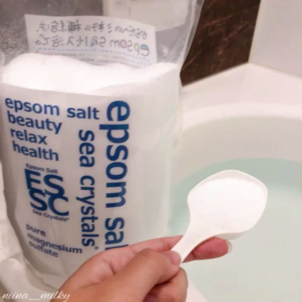 シークリスタルス エプソムソルト オリジナル/sea crystals/無機塩系入浴剤を使ったクチコミ（3枚目）