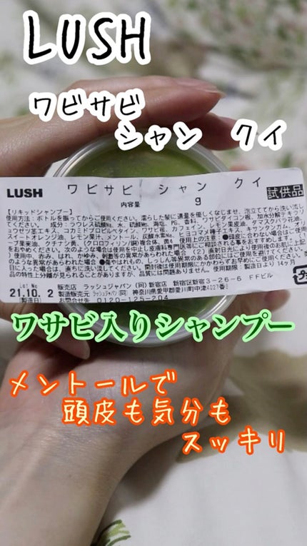 ラッシュ ワビサビ シャン クイ リキッドシャンプーのクチコミ「ラッシュ
ワビサビ シャン クイ リキッドシャンプー
ワサビが入ってるシャンプー。
メン.....」(1枚目)