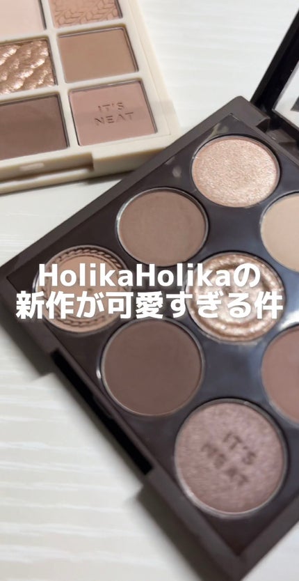 マイフェイブムードアイパレット 9カラー/HOLIKA HOLIKA/アイシャドウパレットの人気ショート動画