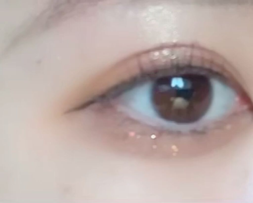 シャイニーシャドウ N/excel/単色アイシャドウを使ったクチコミ（2枚目）