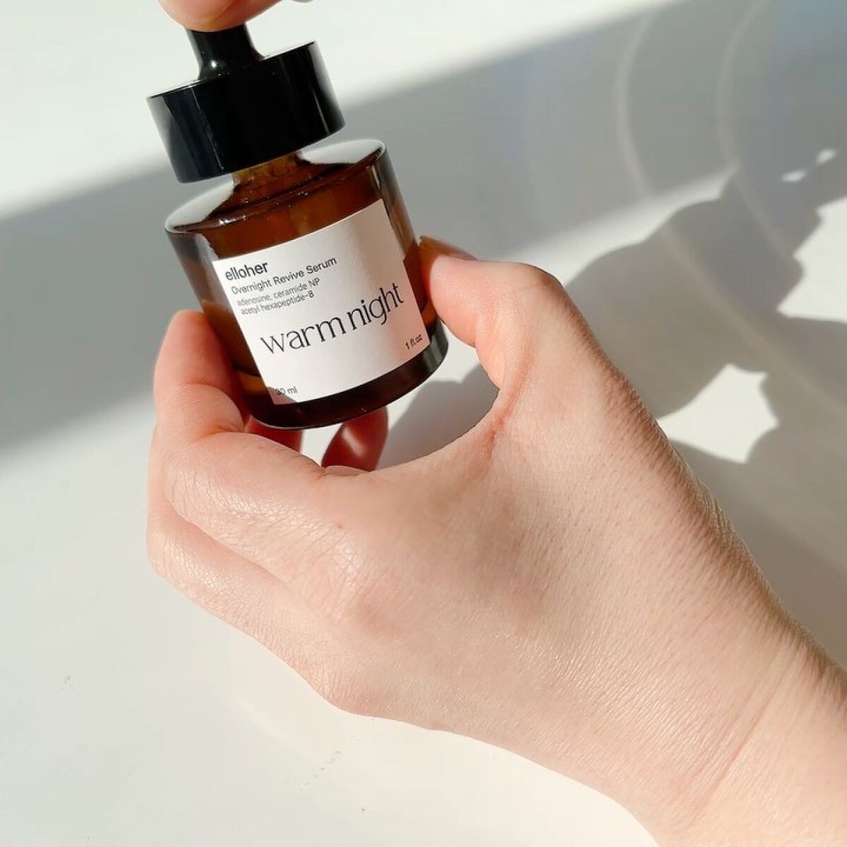 ウォームナイト - Overnight Revive Serum/elloher/美容液を使ったクチコミ（3枚目）