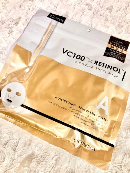 シートマスク VC100+レチノール/CICIBELLA/シートマスク・パックの人気ショート動画