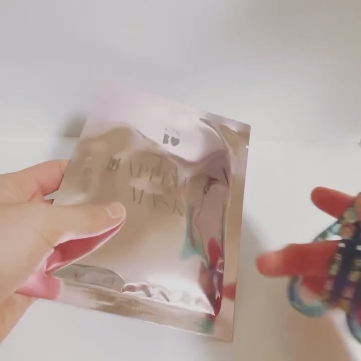 ルーティンマスク(ハピネスマスク)/b idol/シートマスク・パックを使ったクチコミ（3枚目）