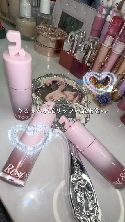 ウォーターグレーズリップティント/Rest & Recreation BEAUTY/リップティントの人気ショート動画