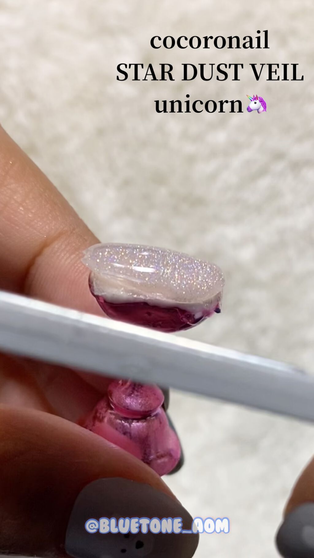 ジェルネイル（ライト対応）/セリア/ジェルネイルを使ったクチコミ（1枚目）