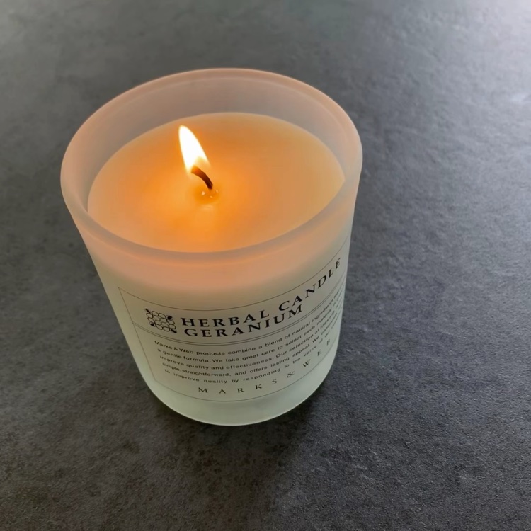 ハンドメイド ハーバルキャンドルグラス/MARKS&WEB/アロマキャンドルの動画クチコミ2つ目