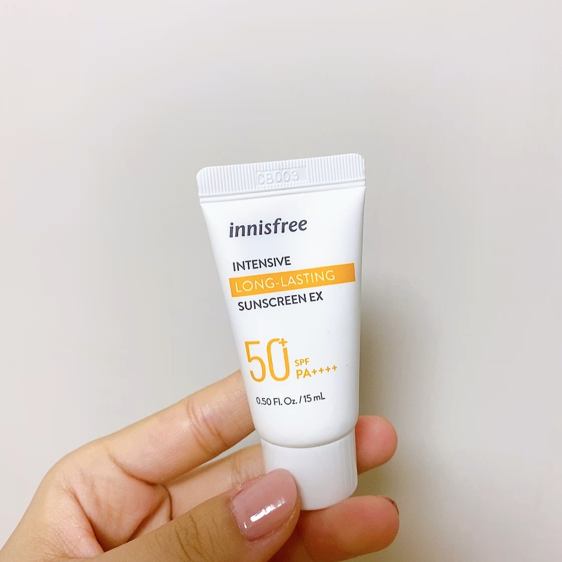 インテンシブ　ロングラスティング　サンスクリーン　EX SPF50+ / PA++++/innisfree/日焼け止めローションを使ったクチコミ（1枚目）