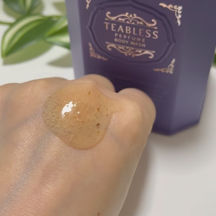 パフュームボディウォッシュ セージアンバーパープルティー/TEABLESS/ボディソープを使ったクチコミ（3枚目）
