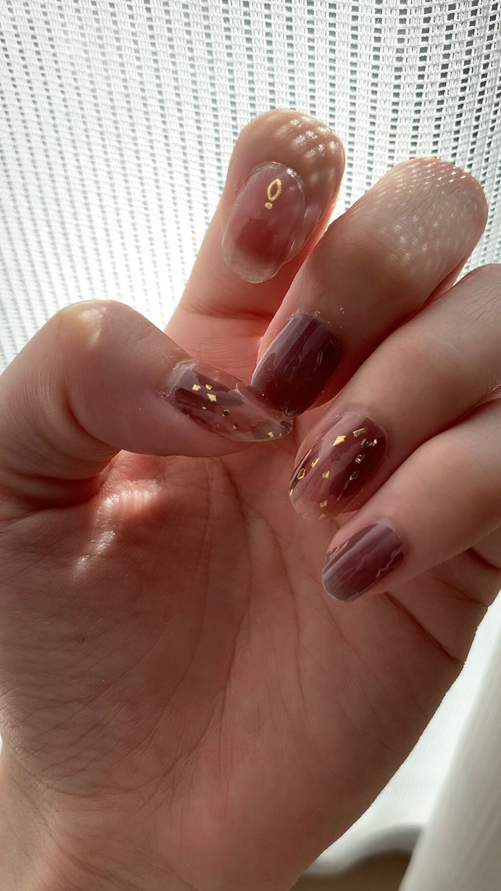 貼るジェルネイル/セリア/ネイルシールの人気ショート動画