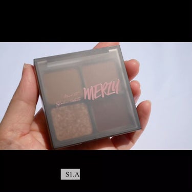 MERZY ムードフィットシャドウパレットのクチコミ「MERZY
MOOD FIT  SHADOW PALETTE

﻿
﻿
S1.AMUSING .....」（2枚目）