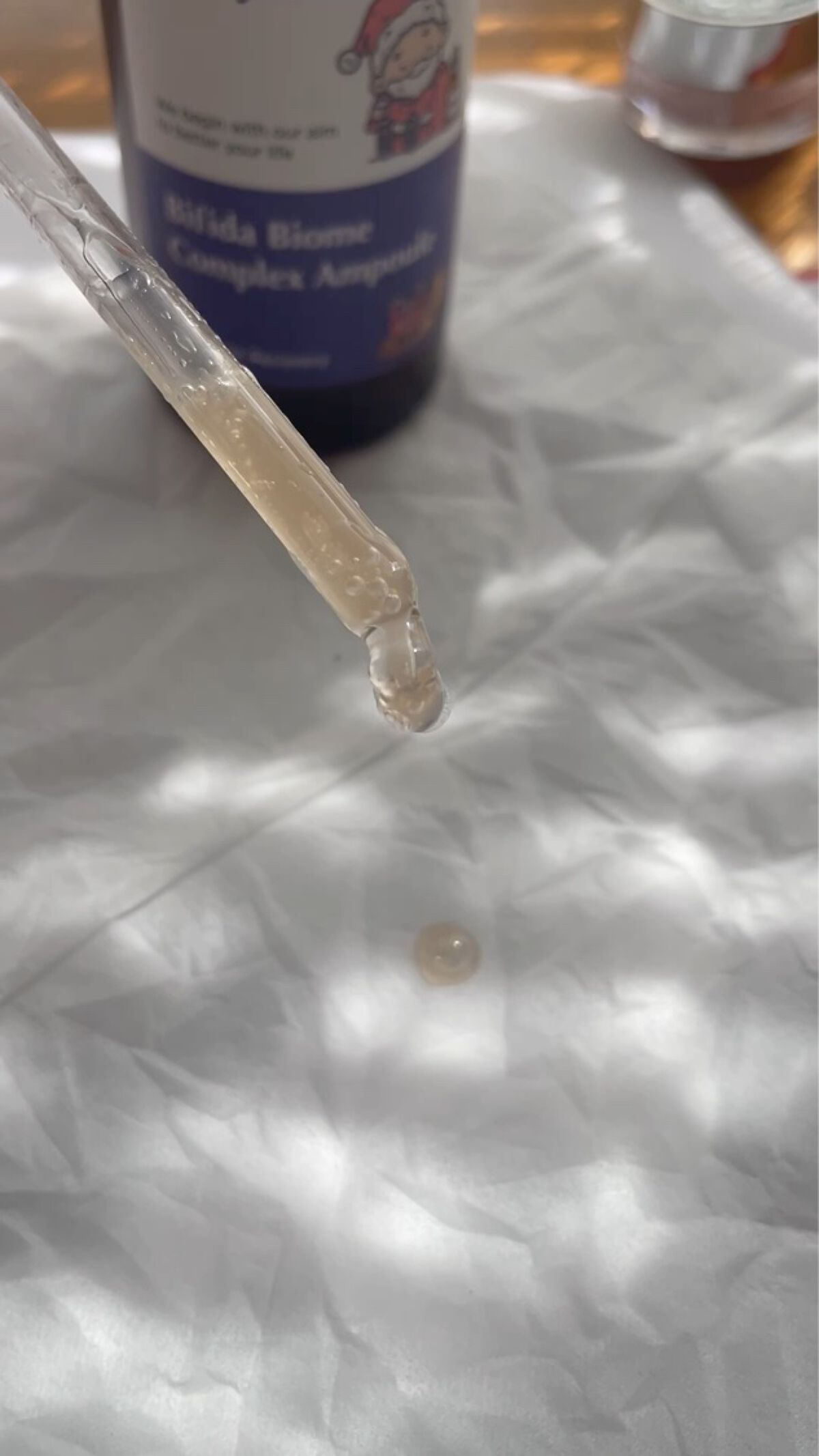 ビフィダバイオームコンプレックスセラム クリスマス限定パッケージ大容量サイズ/manyo/美容液を使ったクチコミ（3枚目）