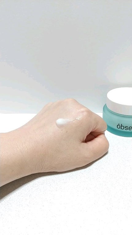 グリーンカーミングブルーレーションクリーンクーリムプラス/obsero/フェイスクリームを使ったクチコミ(2枚目)