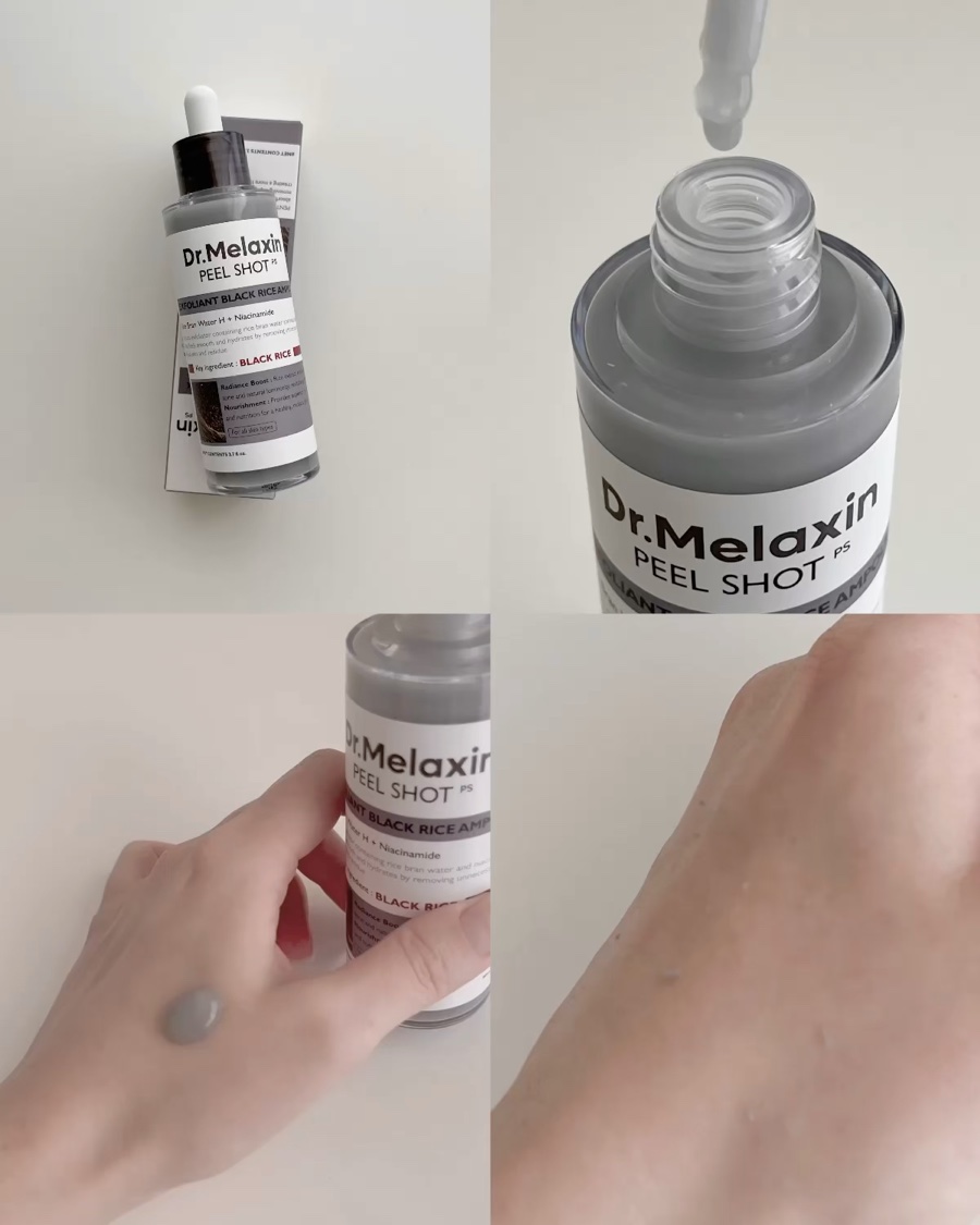 白米ピールショットゴマージュアンプル/Dr.Melaxin/美容液を使ったクチコミ（3枚目）