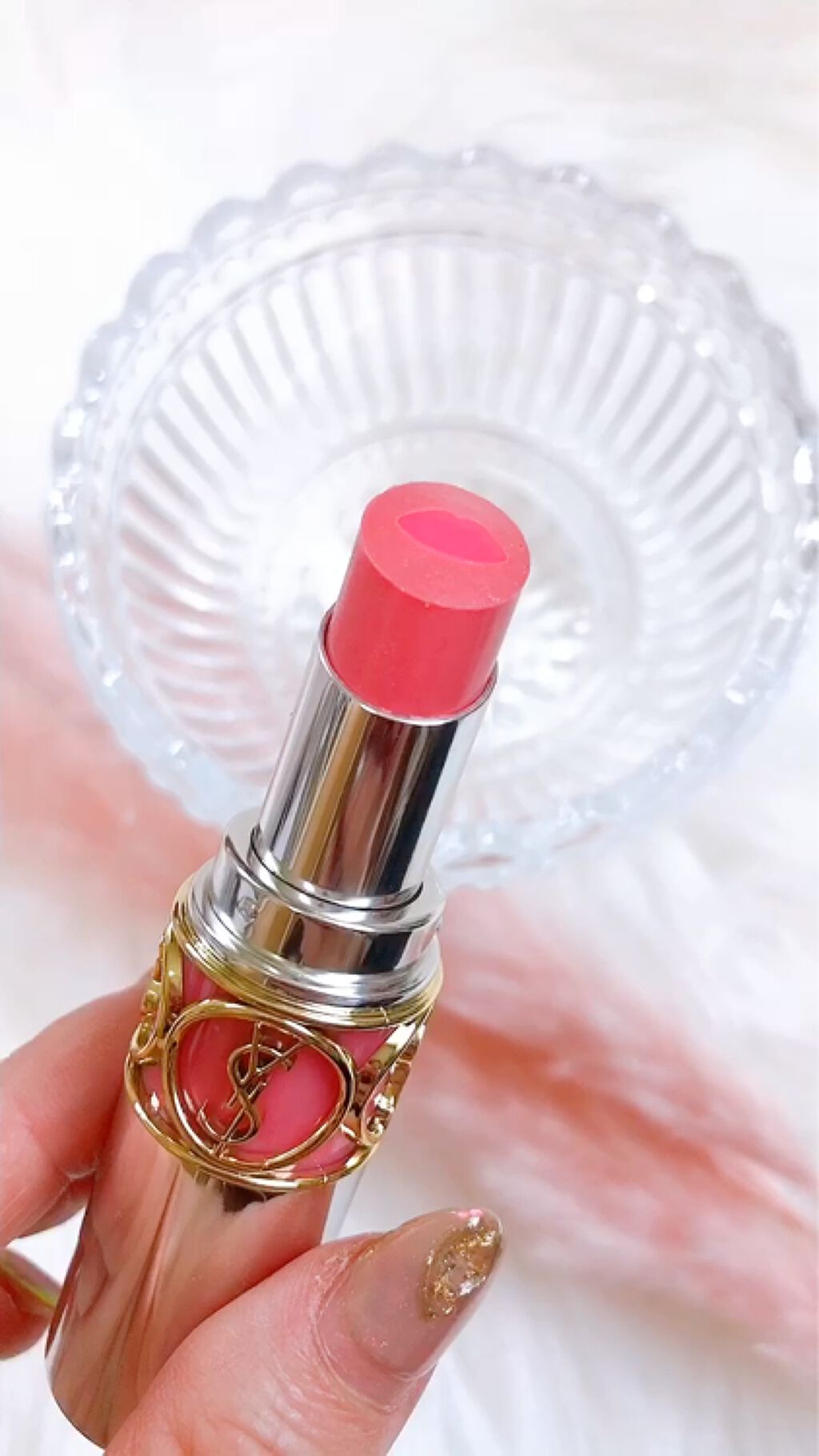 ヴォリュプテ ティントインバーム/YVES SAINT LAURENT BEAUTE/口紅を使ったクチコミ（3枚目）