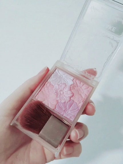 グロウフルールチークス(ブレンドタイプ)/キャンメイク/パウダーチークの人気ショート動画