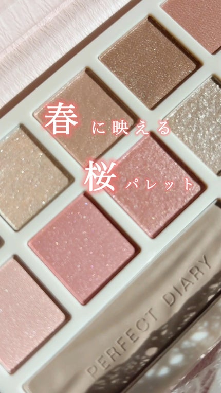 デザイナーアイズ&チークパレット/PERFECT DIARY/アイシャドウの人気ショート動画