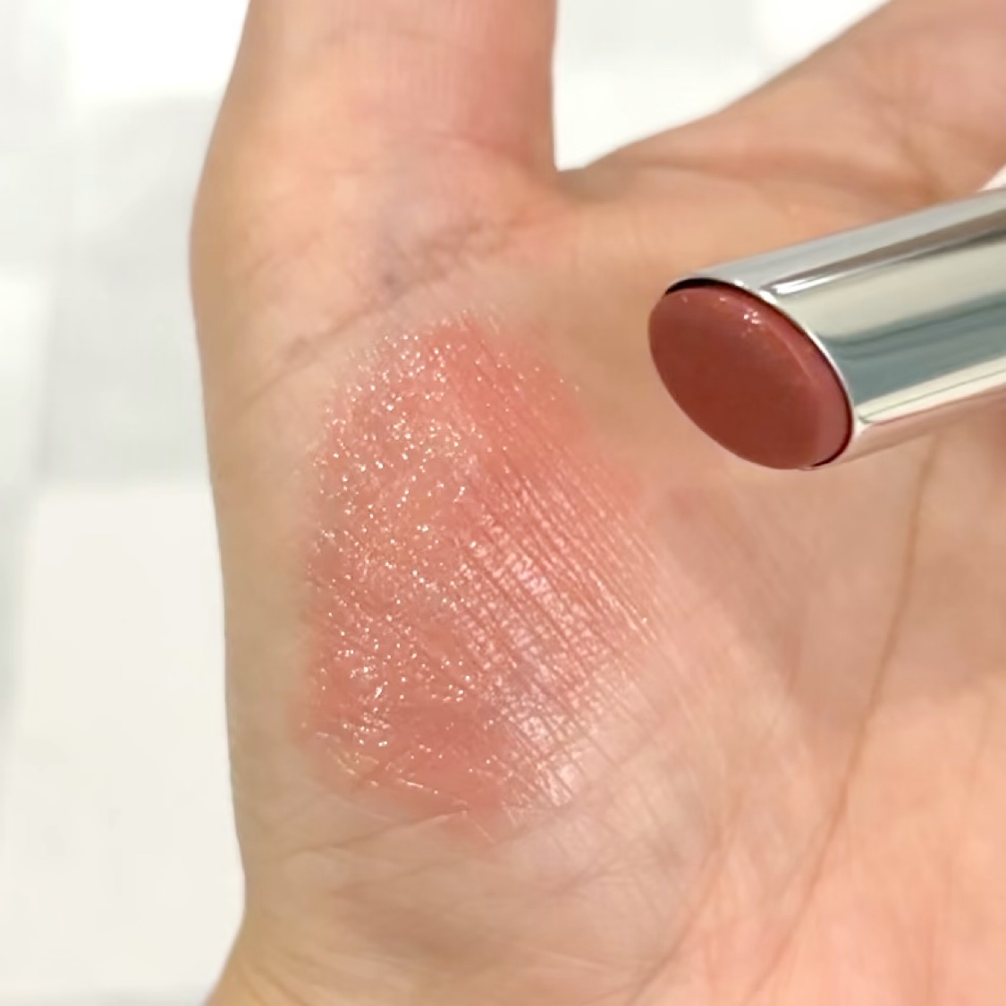 キヌケアヌード グリーム/shu uemura/口紅を使ったクチコミ（3枚目）