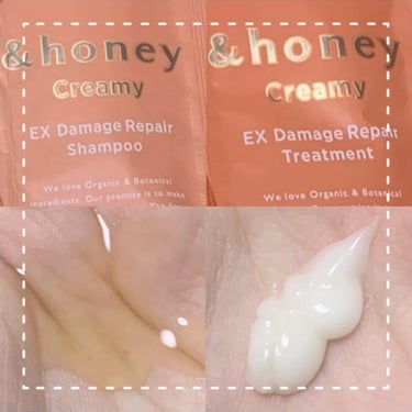 Creamy EXダメージリペアシャンプー1.0/ヘアトリートメント2.0/&honey/シャンプー・コンディショナーの人気ショート動画