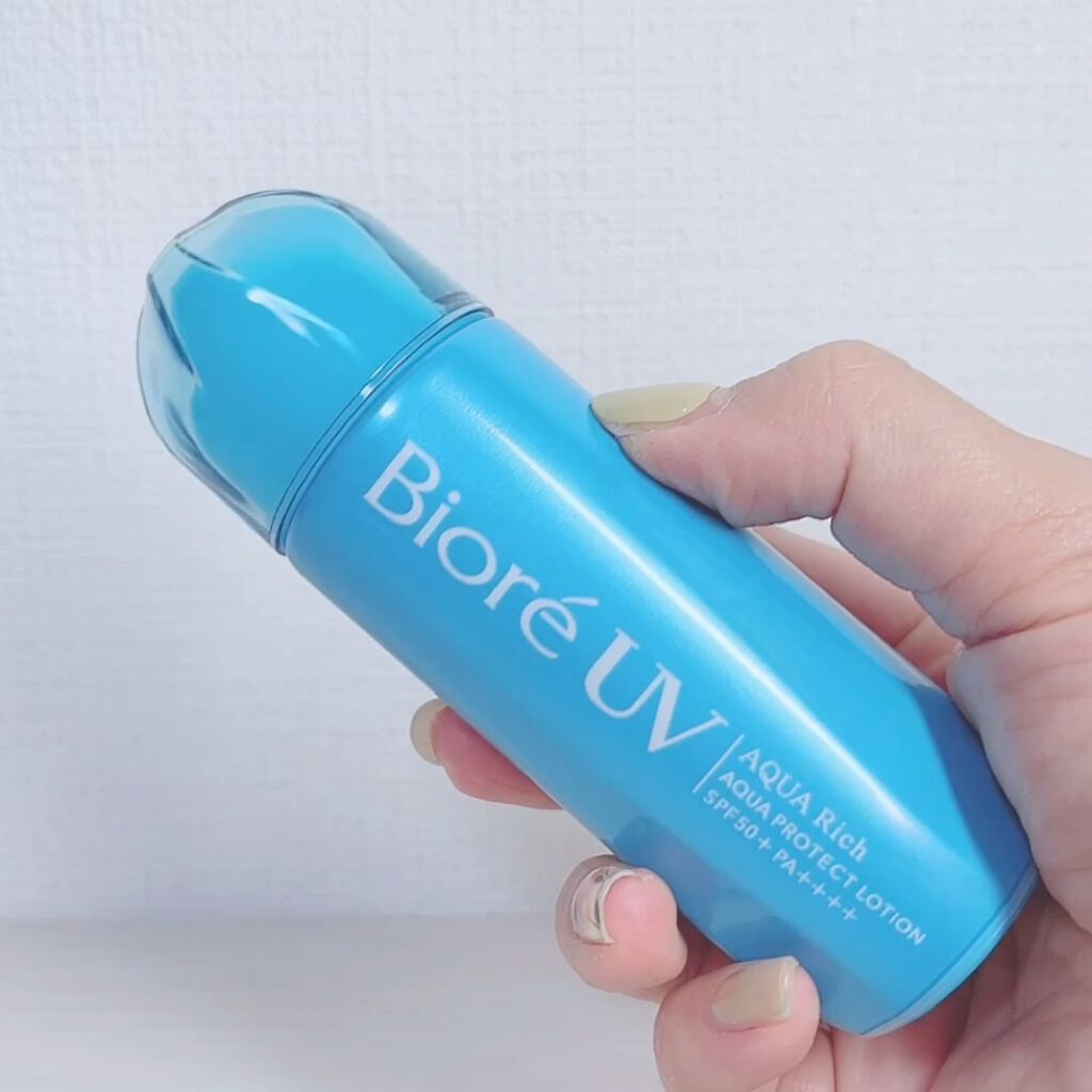 ビオレUV アクアリッチ アクアプロテクトローション(水層パック)/ビオレ/日焼け止めローションを使ったクチコミ（3枚目）