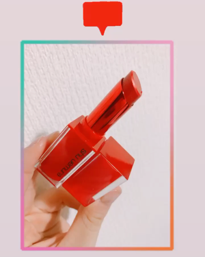 ルージュ アンリミテッド ラッカーシャイン/shu uemura/口紅を使ったクチコミ（1枚目）