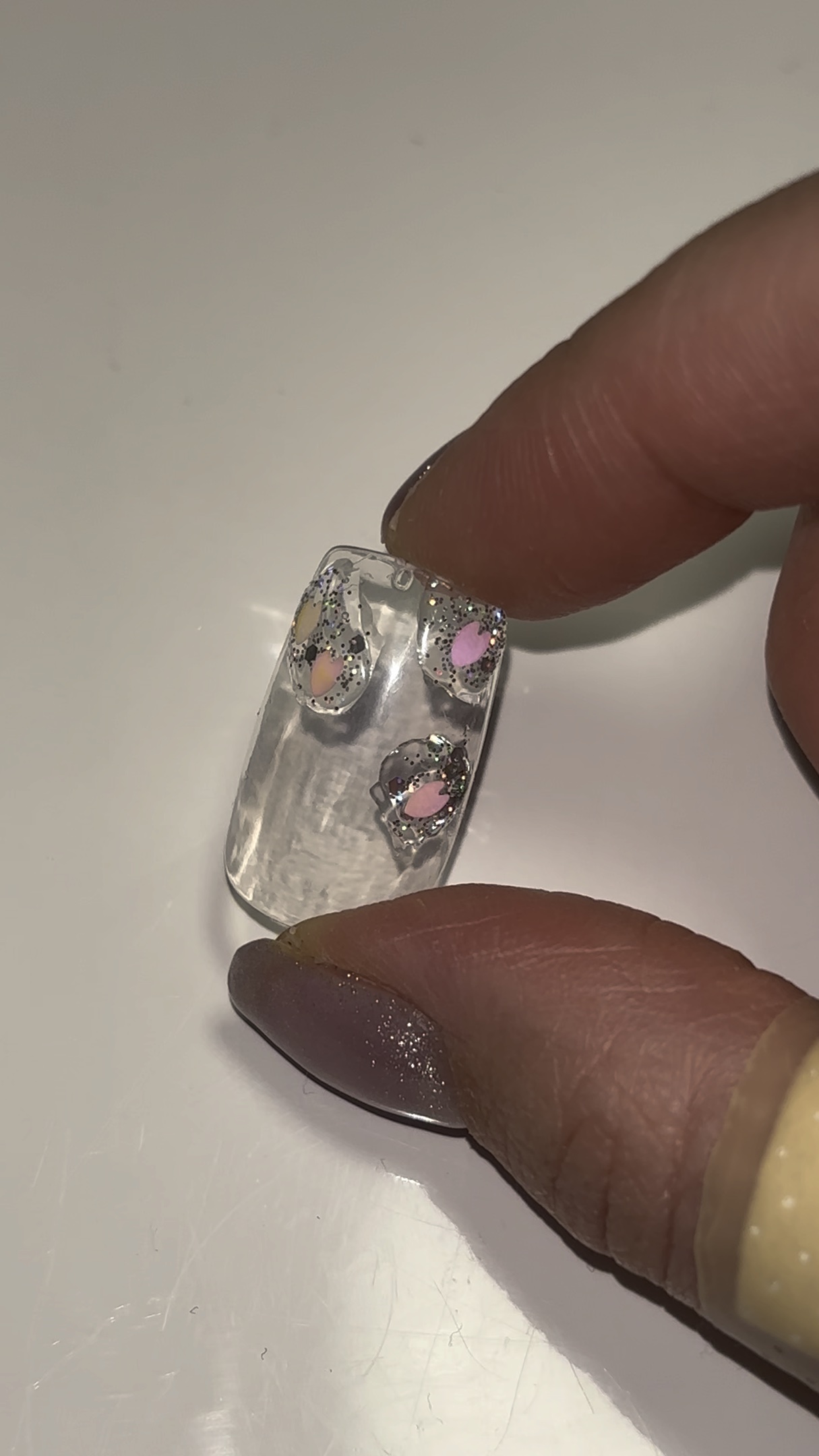 グリッター６個セット/DAISO/ネイルチップ・パーツの人気ショート動画