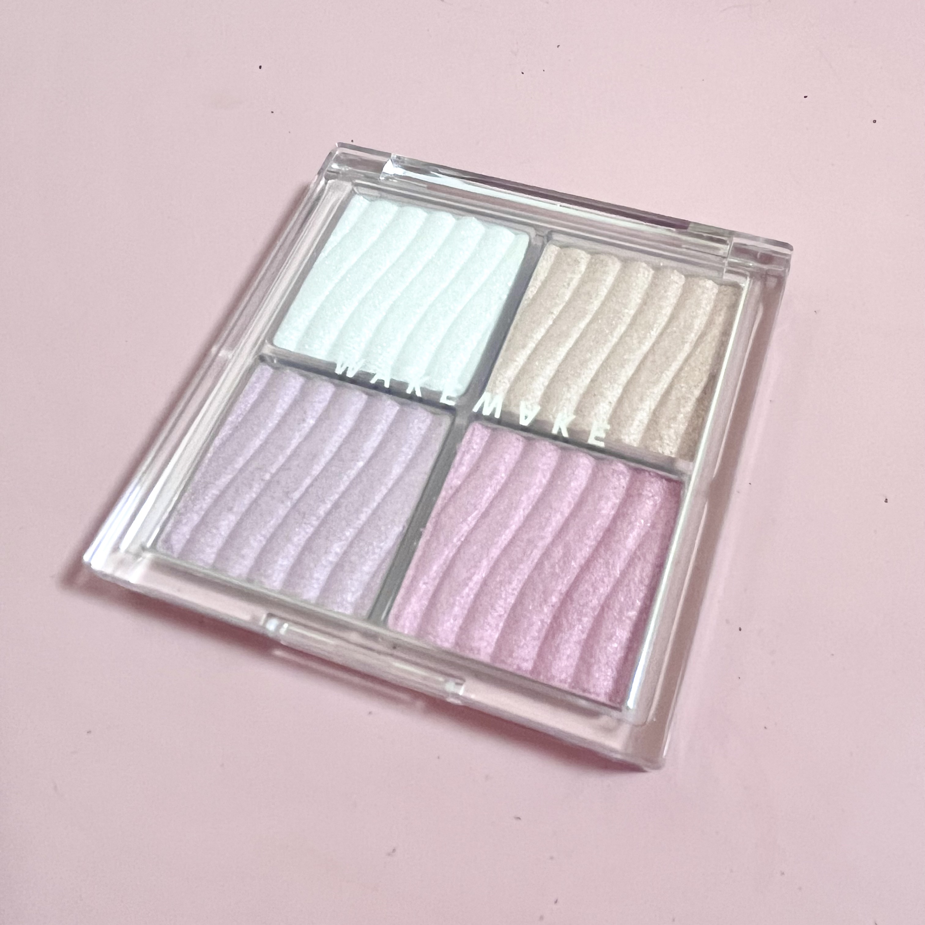 グロウコントゥアリングハイライターパレット/wakemake/パウダーハイライトの動画クチコミ5つ目