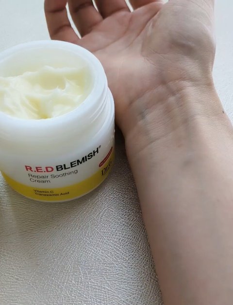 レッドブレミッシュ リペアスージングクリーム/Dr.G/フェイスクリームを使ったクチコミ（3枚目）