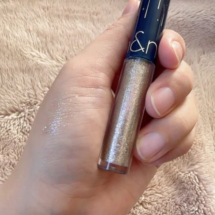 リキッド グリッター シャドウ/rom&nd/グリッターを使ったクチコミ(3枚目)