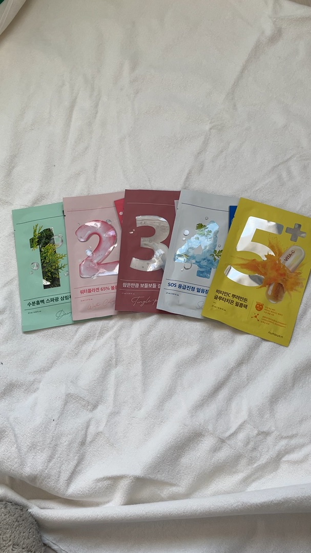 4番 ひんやりクーリングシートマスク/numbuzin/シートマスク・パックの人気ショート動画