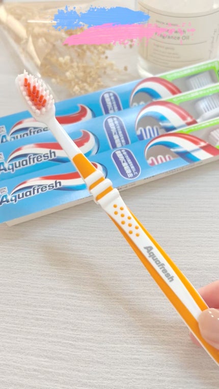 ハブラシ/アクアフレッシュ/歯ブラシを使ったクチコミ(1枚目)