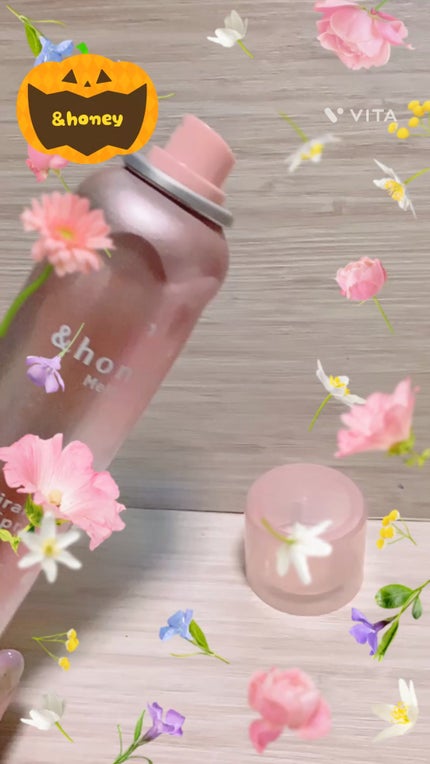 アンドハニー メルティ モイストリペア キラメキスプレー/&honey/ヘアスプレーの動画クチコミ1つ目