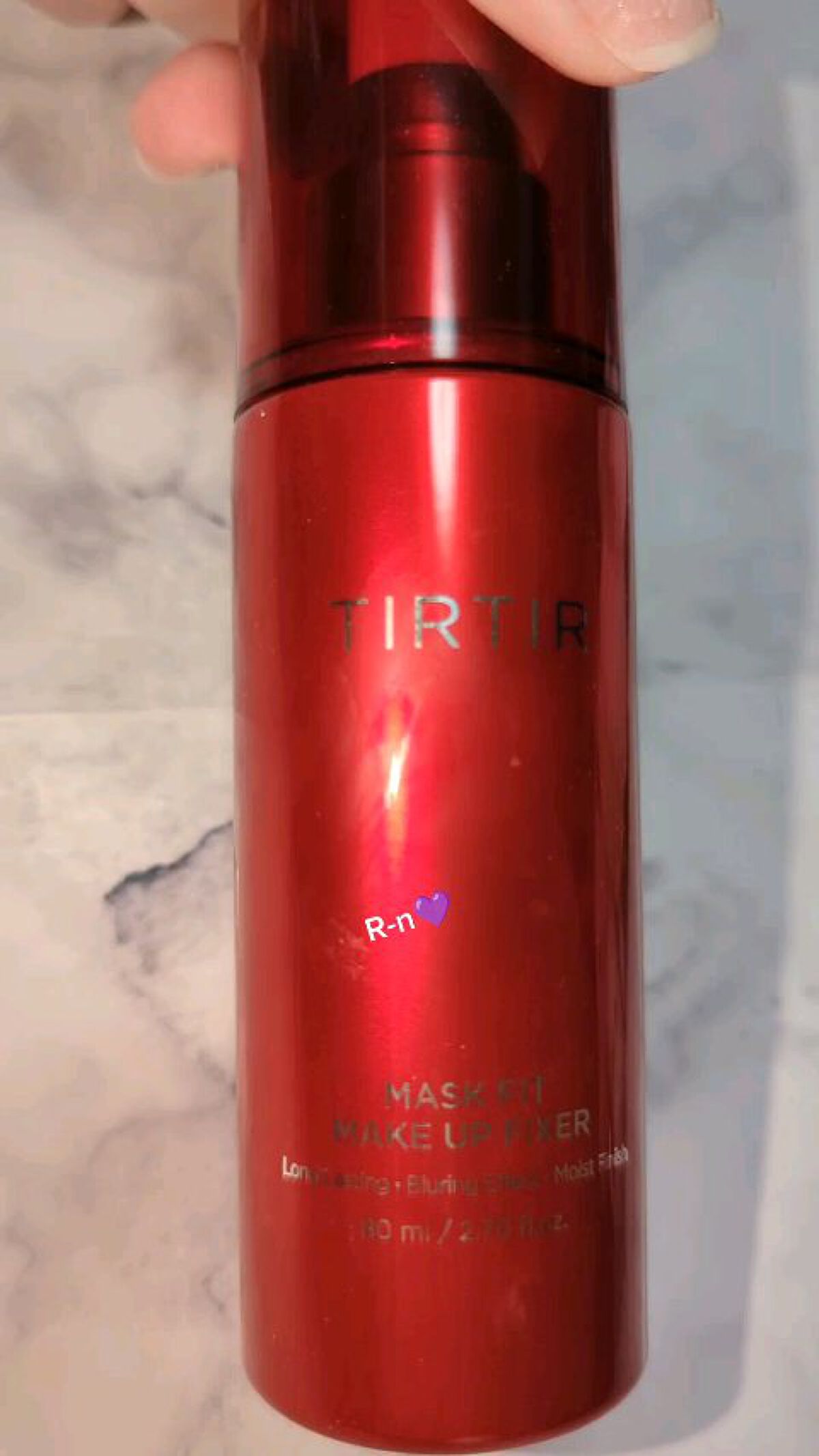 マスクフィット メイクアップフィクサー/TIRTIR(ティルティル)/フィックスミストを使ったクチコミ（2枚目）