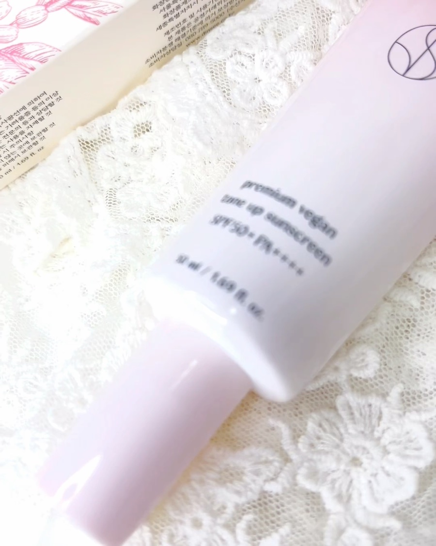 プレミ アムビーガン トーンアップ日焼け止め SPF50+PA++++/dinsee/日焼け止めミルクを使ったクチコミ（2枚目）